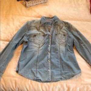 Denim shirt by Double D Ranch